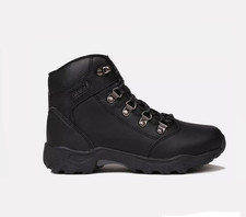 Gelert Leather Boot Walking Cushioned Ankle Mens Black UK 13 US 14 *REFCRS263