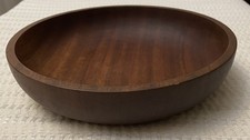 Vintage Turned Hardwood Bowl