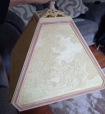 Vintage Unusual Japanese/ Roman? Style Light/Lampshade