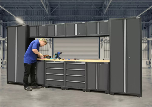 Garage storage cupboards wall - storage,