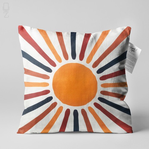 Multicoloured sun square - sun,
