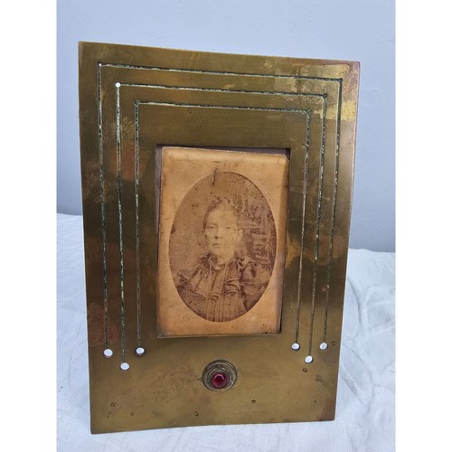 Antique art nouveau brass - antique,