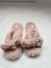 Womens Dusky pink Faux Fur