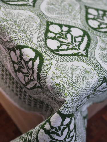 Indian handmade block kantha - indian,