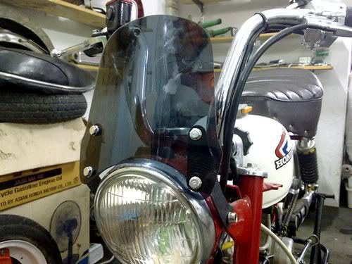 Windshield honda chaly cf50 - windshield honda,