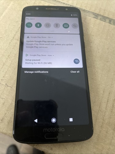 Motorola moto 6th gen - g6,