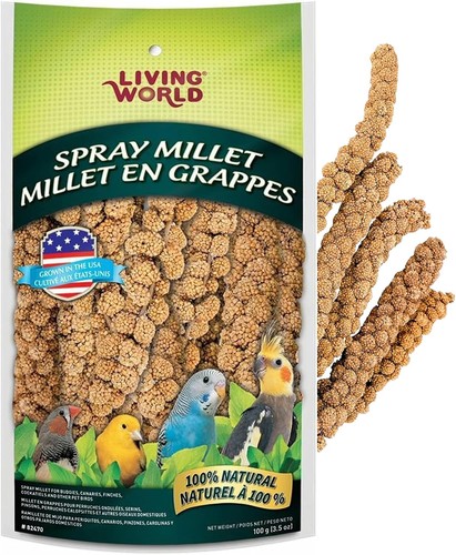 Living world millet spray - living,