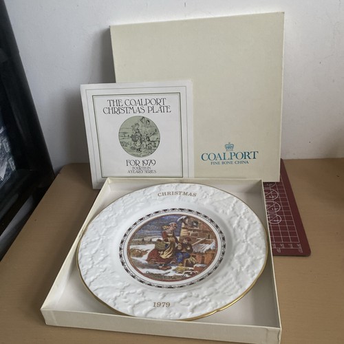 Coalport christmas plate 1979 - christmas,