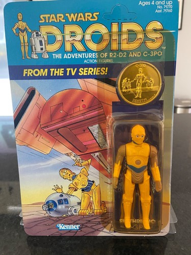 Vintage star wars moc - moc., c3po