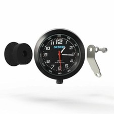 Oxford Essential Motorcycle Bike Clock Analogue ATV Water Resistant Black New