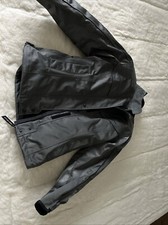 Bering Bike/ Scooter Jacket Dark Grey- Aqua, Cold And Crash Protect