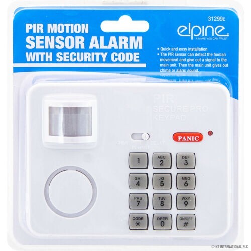 Wireless motion sensor alarm - motion,
