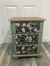 Upcycled Bedroom Drawers Unique Design Hand Done solid pine
