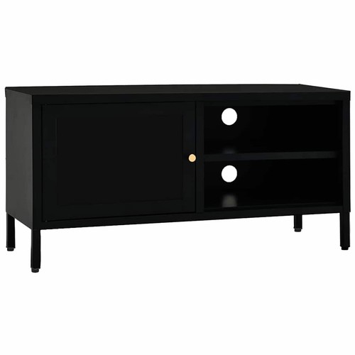 Cabinet steel glass stereo - steel&glass,