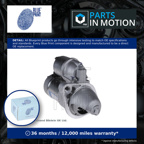 Starter motor adz912502 blue - motor,