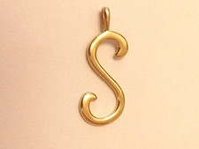 Solid 9ct Gold Initial Letter