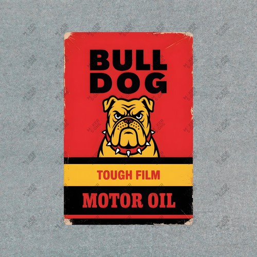 Vintage bulldog motor - vintage, oil