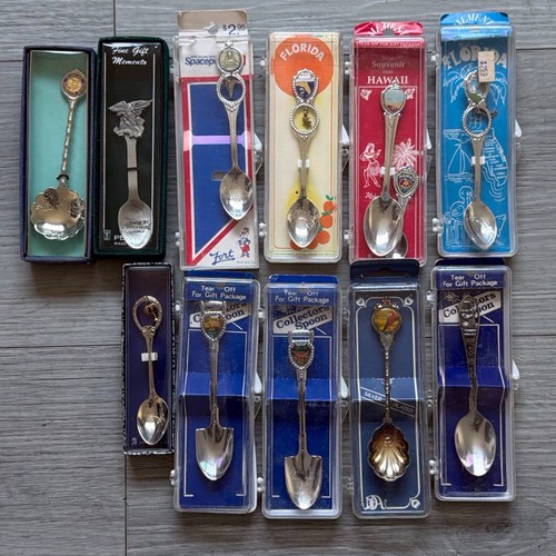 Vintage souvenir spoons - vintage, of