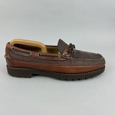 L.L.Bean Brown Leather Boat