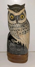 VINTAGE OWL FIGURINE HAND