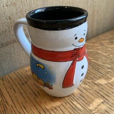 Frankfurt German Christmas Market Snowman Hot Chocolate / Mulled Wine Mug 