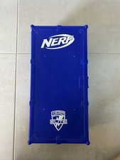 Hasbro Nerf N-Strike Elite Blue Ammo Bullet Crate Storage Box Full 35 X 17.5 cm