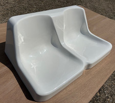 GRP moulded double seat for boat, outdoor seating or upholstery project