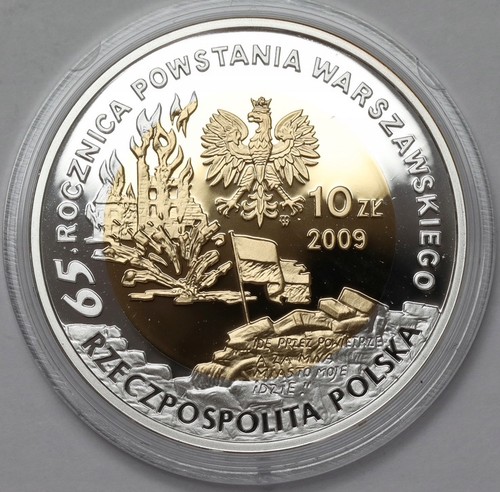 Poland silver coin - coin, 10