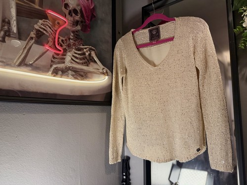 Lipsy london beige sequin - beige, knit