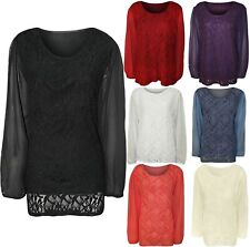 New Ladies Plus Size Chiffon