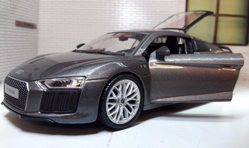 Audi v10 grey 2015 - audi, r8