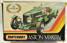 1975 MATCHBOX PK-301 MODEL KIT 2 COLOUR 1:32 ASTON MARTIN ULSTER IN A POOR BOX