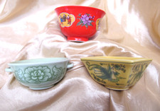 Collection 1982 Franklin Mint Porcelain Miniature Bowls Limited Edition Japan