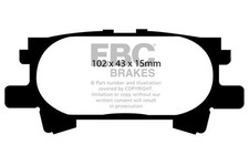EBC DP1682 BRAKE PAD SET DISC