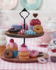 (6313) DK Toy Knitting Pattern for Fun Cookies & Cupcakes Booklet - 10 to Knit!!