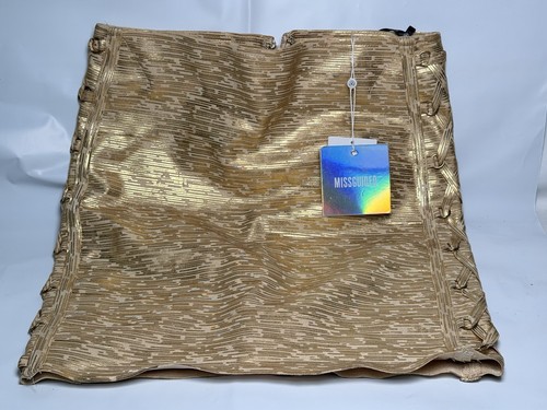 Lace side bandage - side, gold