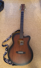 Tanglewood TWCR SFCE 6-String Electro-Acoustic Guitar, Whisky Burst. With Extras