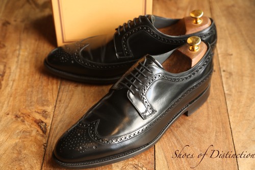 Barker black leather derby - barker,