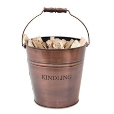Kindling Fireside Wood Scuttle