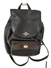 Coach Leather Backpack Bag