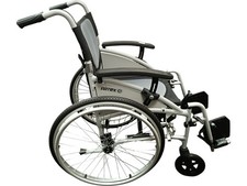 Airrex Manual Wheelchair Lightweight Foldable 14kg Steel Frame