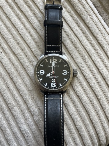 Nautica a12561g black dial - nautica,
