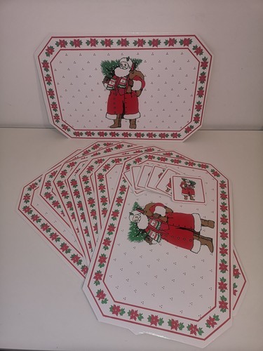 Vintage vinyl placemats - 8,