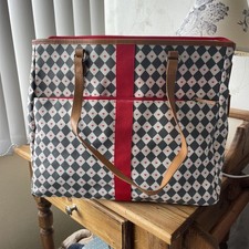 Pink Lining Changing Bag Baby Nappy Tote Satchel Mat Bottle Pocket Genuine