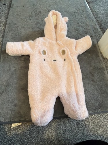 Baby girls pramsuit snowsuit - baby, pramsuit/
