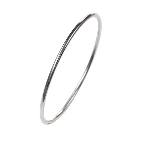 Gold solid round slave - round, bangle