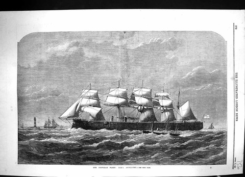 Old 1867 british ironclad - old,