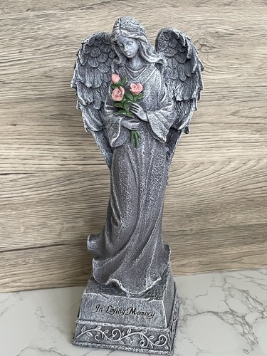Standing grave angel with - angel,