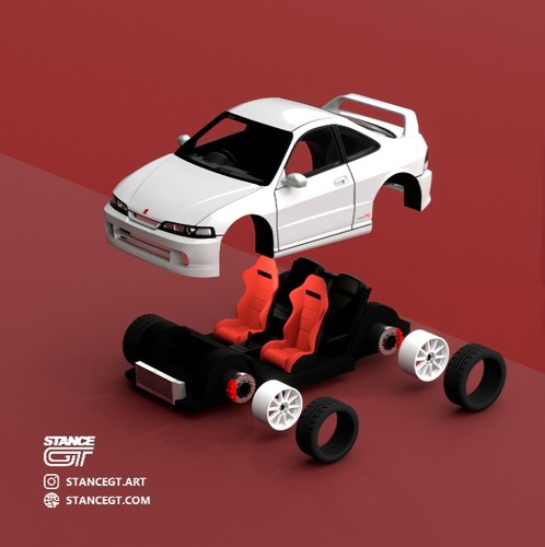 Honda integra dc2 3d - honda, –