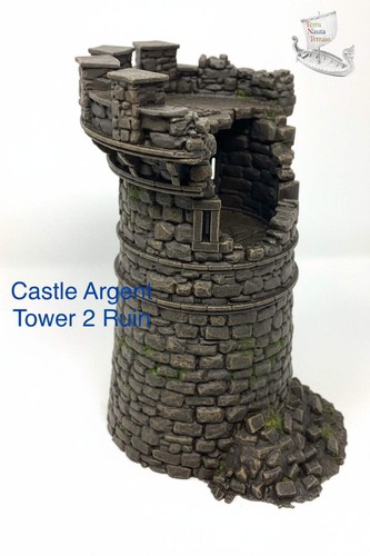 Castle argent tower ruins - tower,
